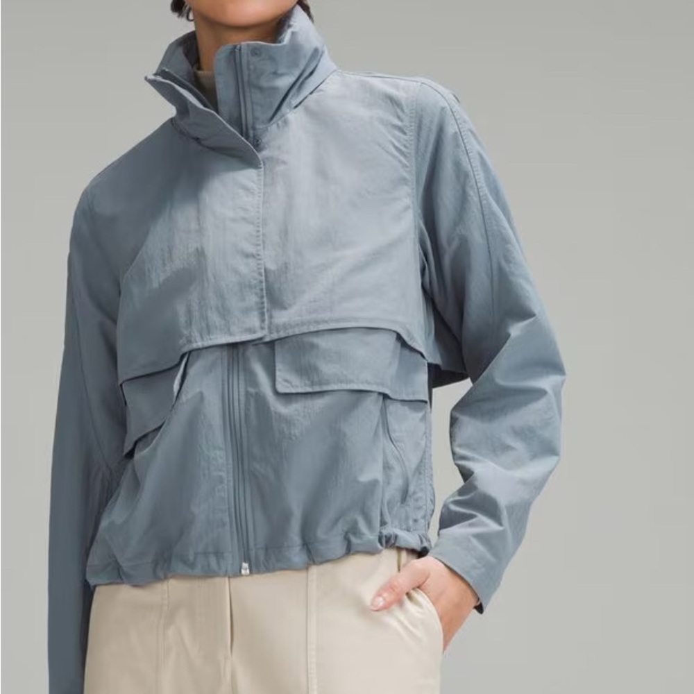 lululemon Always Effortless Jacket Women Belgian Blue Sz. 6